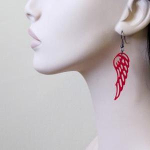 gift for her singapore
 on Red Angel Wings Earrings- Wings Jewelry - Romantic Gift - Gift For Her ...